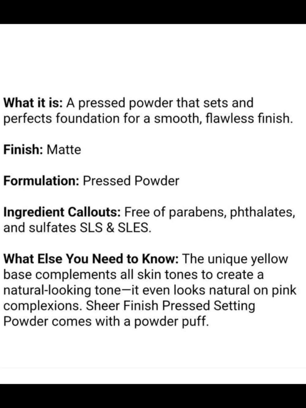 Bobbi Brown lightweight pressed